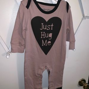 “Just hug me” onesie